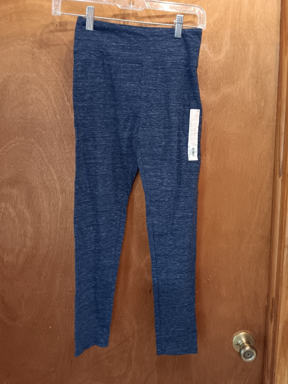 SO Kids Heathered Navy Blue Stretch Leggings